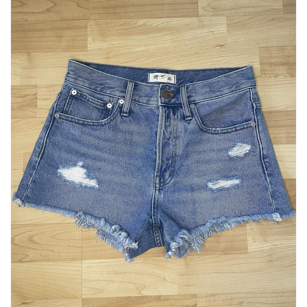 Madewell Relaxed Denim Short Blue Size 25